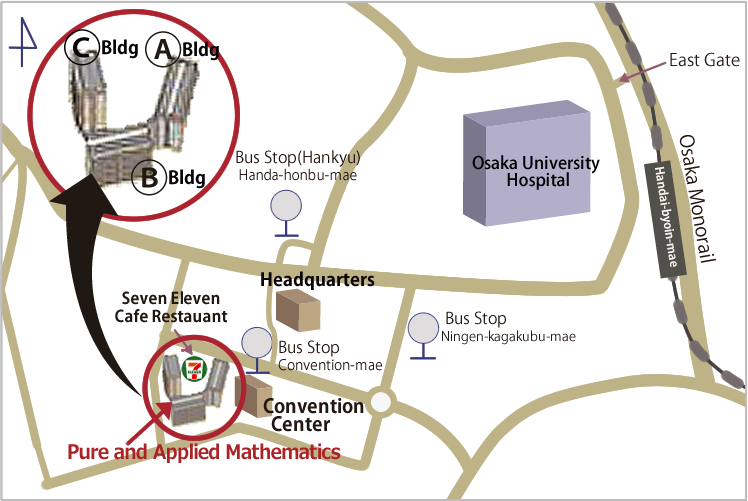 Suita Campus Map