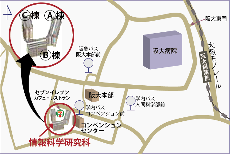 吹田キャンパスマップ